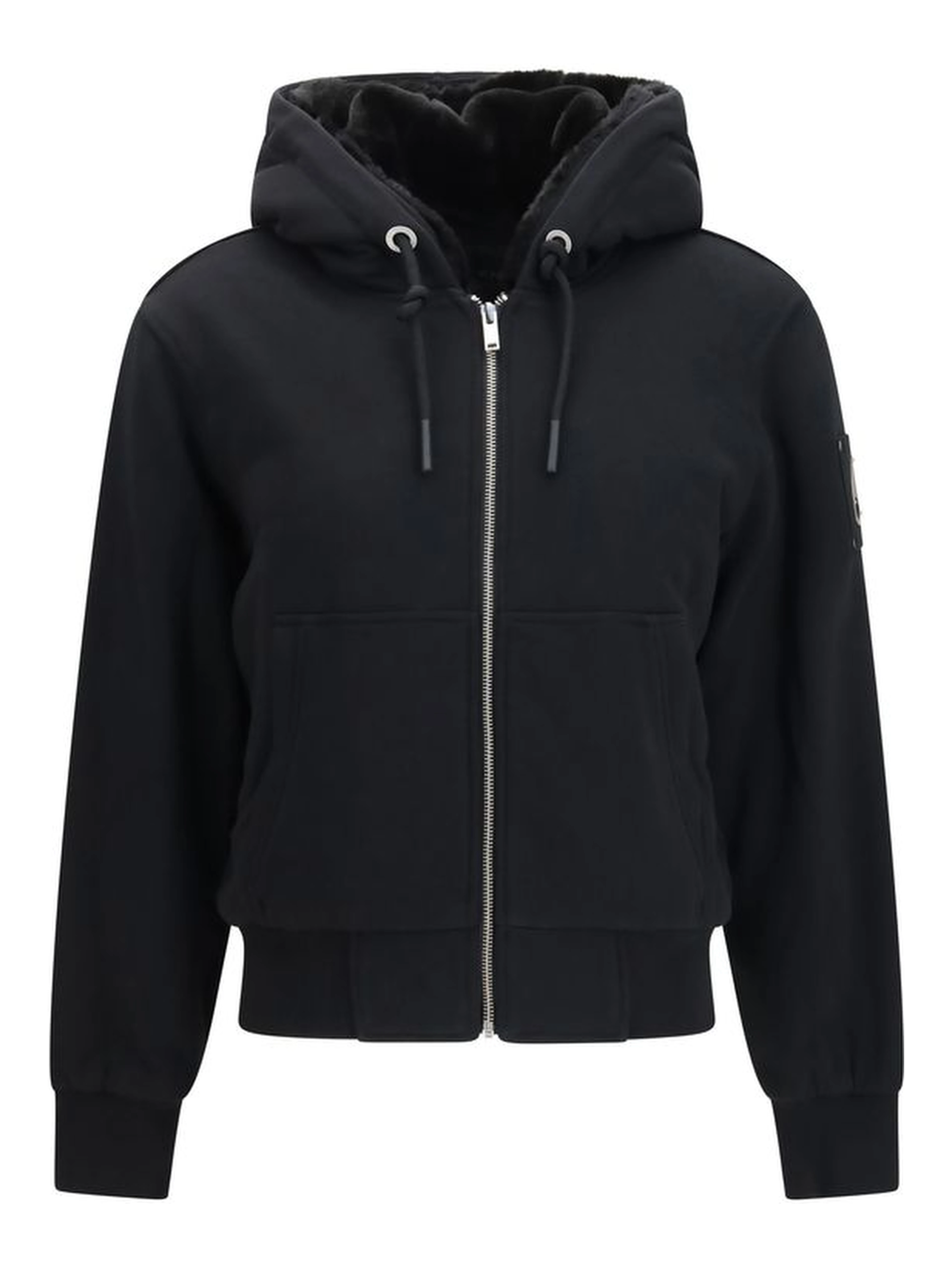 Black Cotton Sweatshirt
