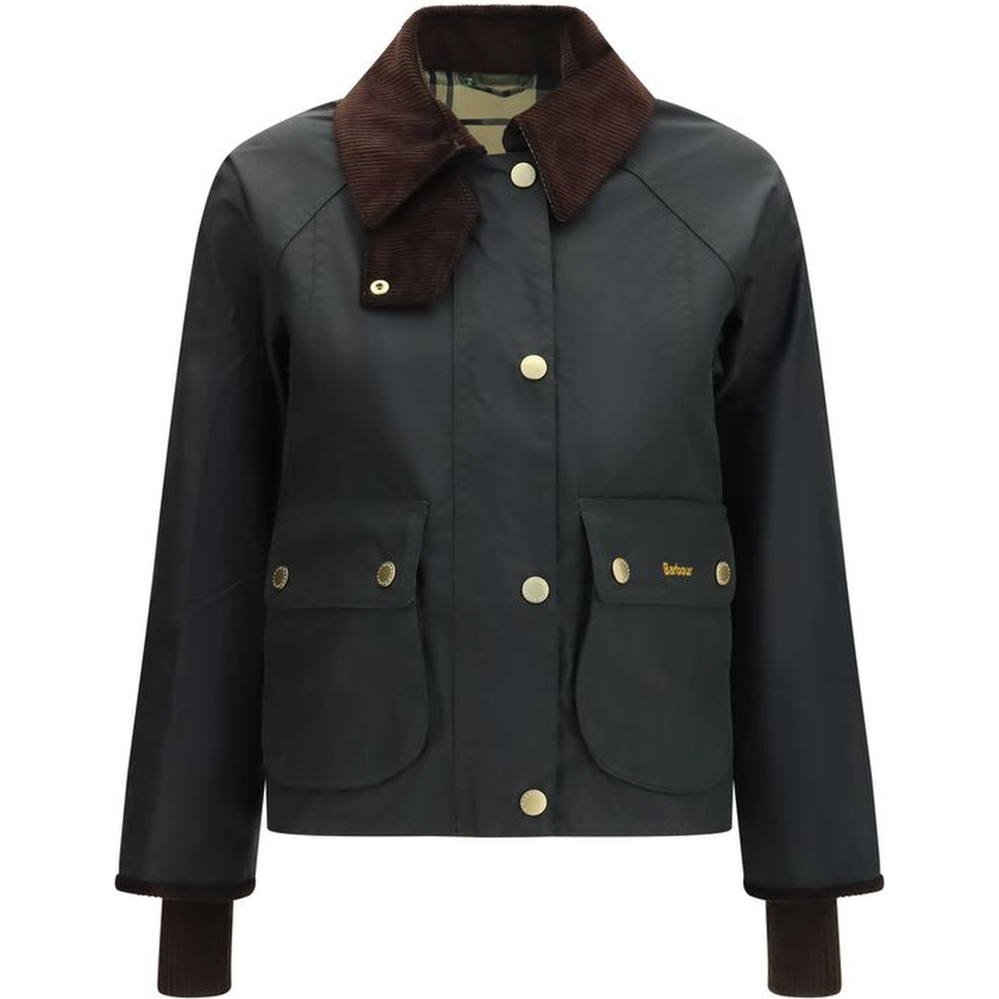 Bicolor Cotton Shell Jacket