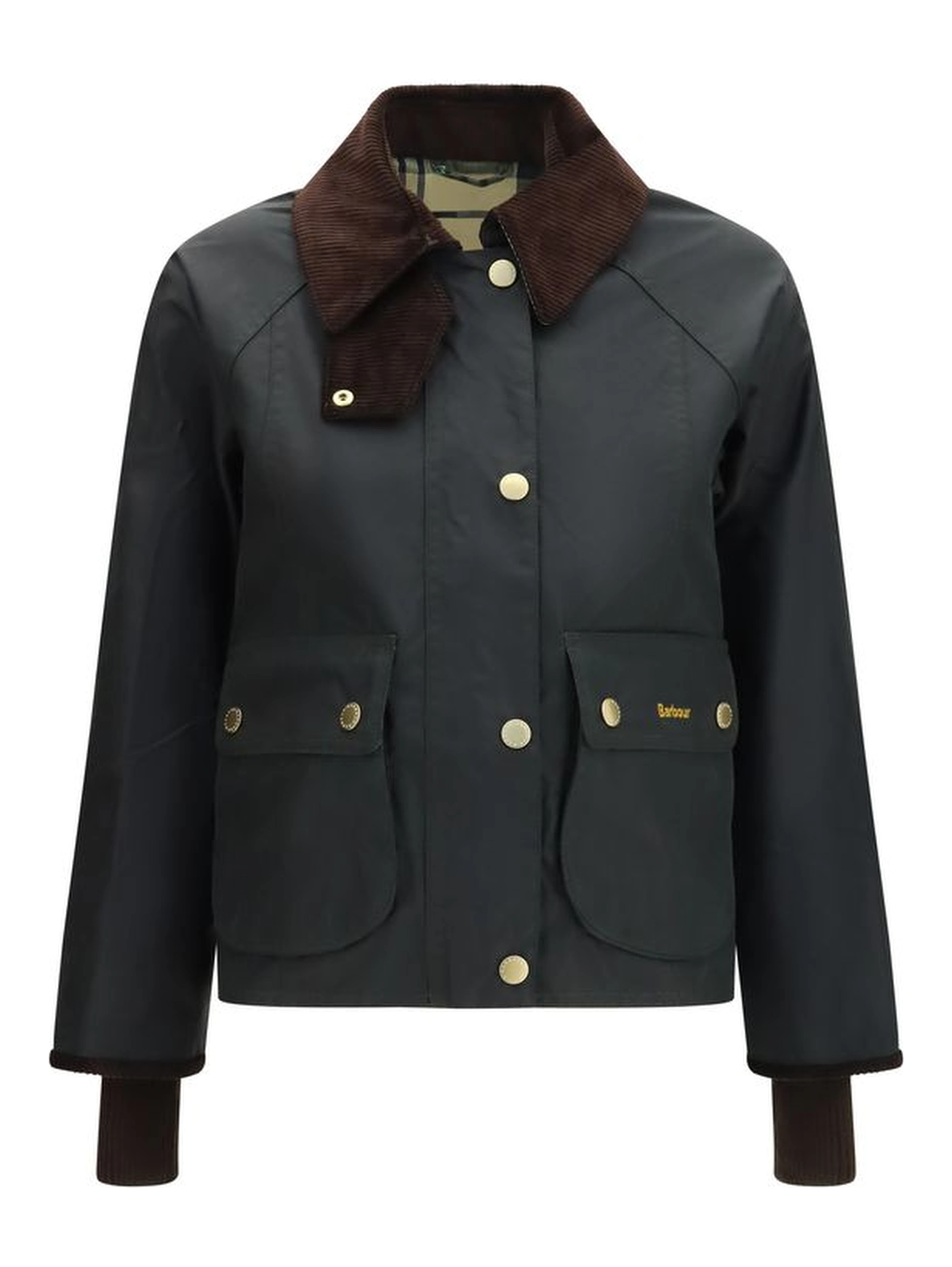 Bicolor Cotton Shell Jacket