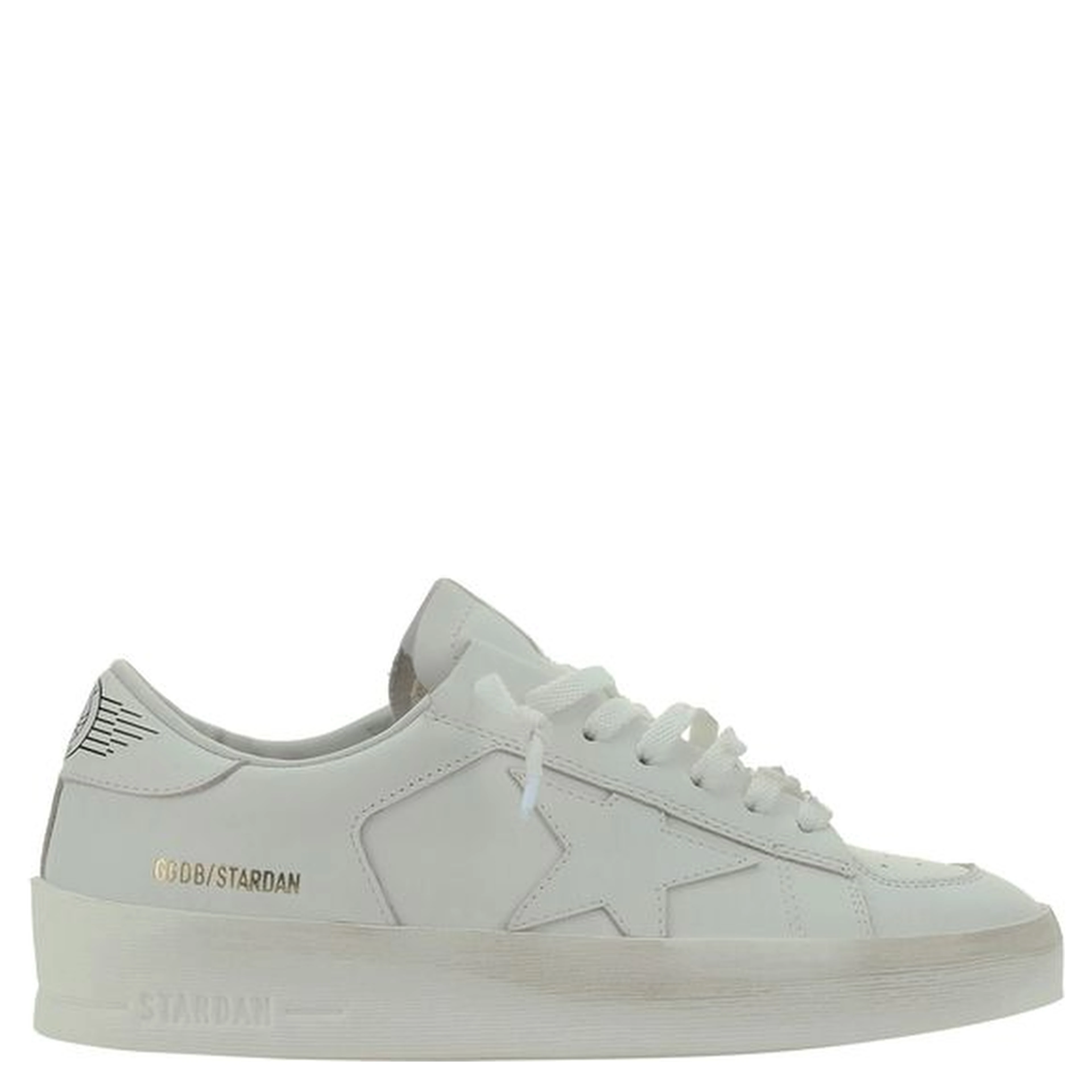 White Goatskin Sneakers