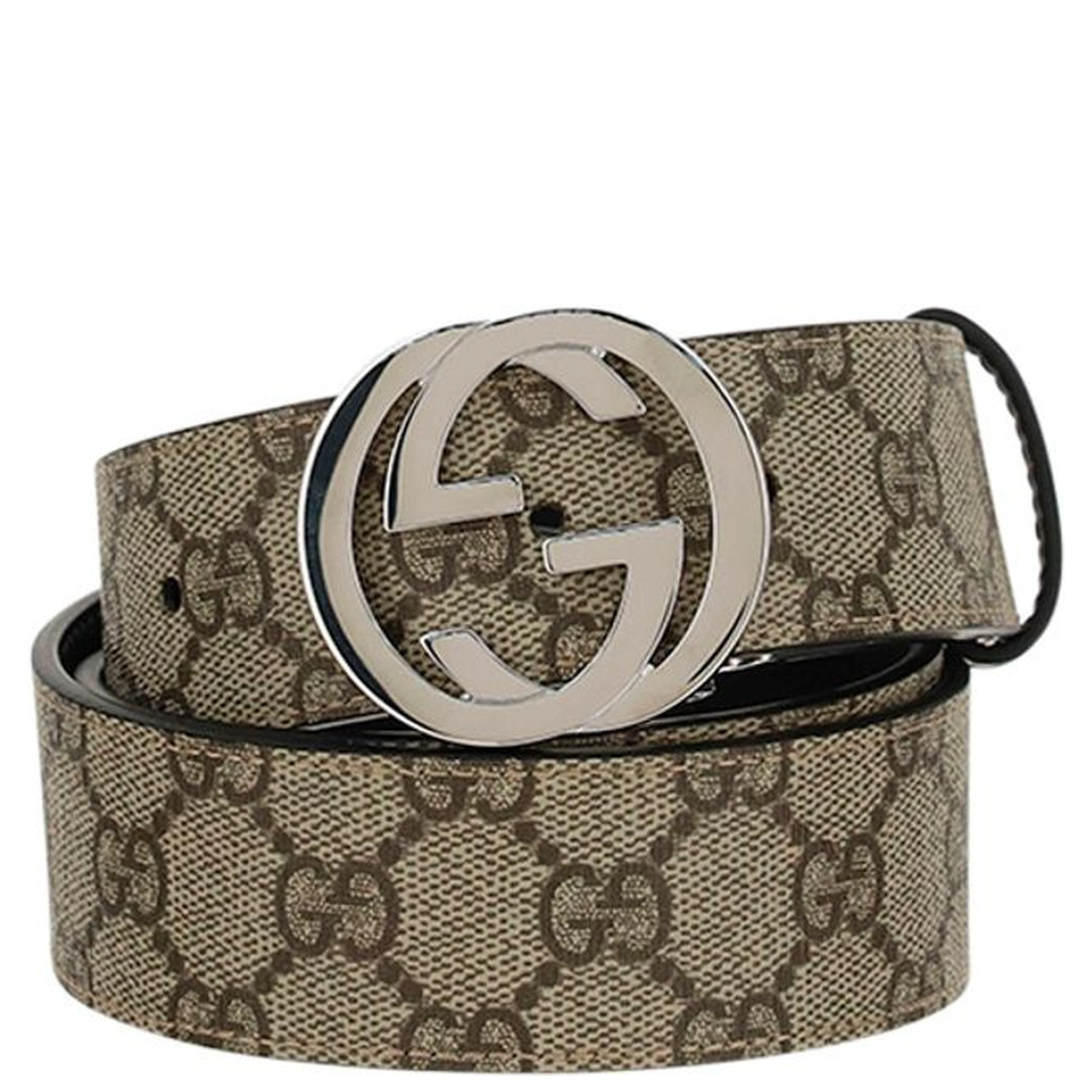 Brown Cotton Regular Belt