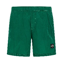 Bicolor Polyamide Swim Shorts