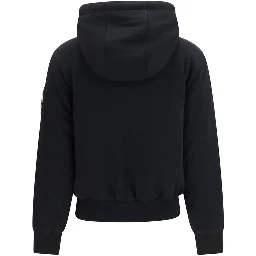 Black Cotton Sweatshirt