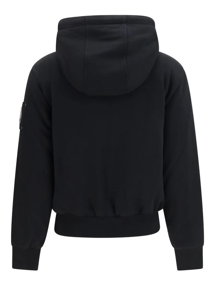 Black Cotton Sweatshirt