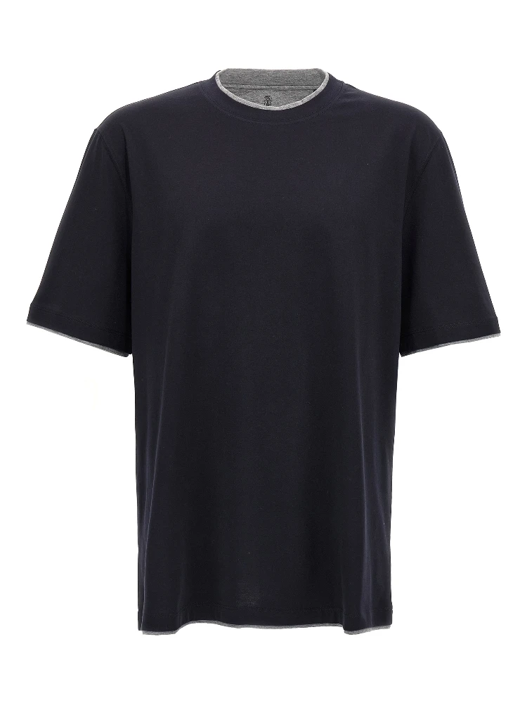Blue Cotton T-Shirt