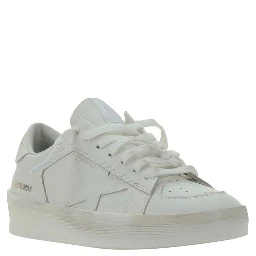 White Goatskin Sneakers
