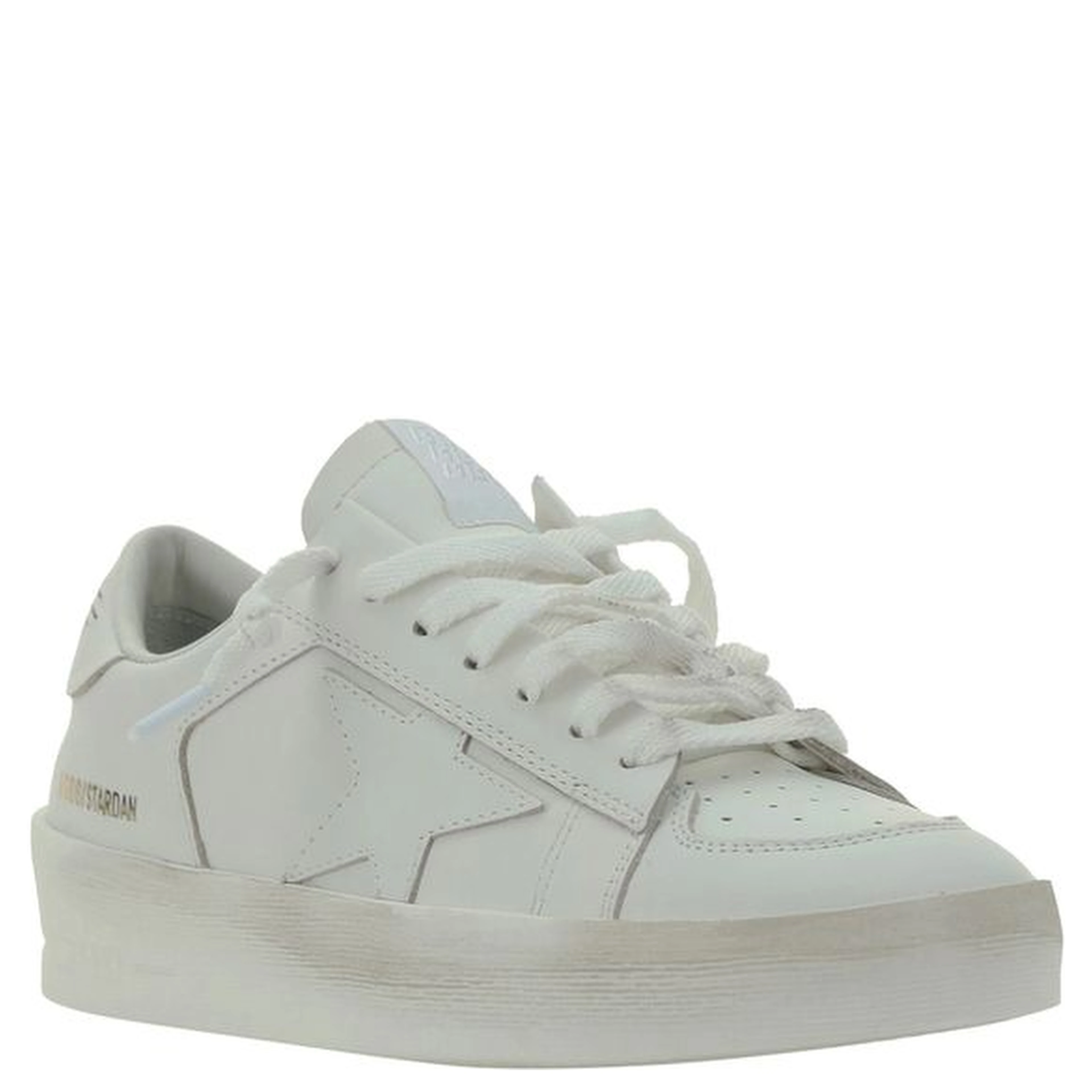 White Goatskin Sneakers