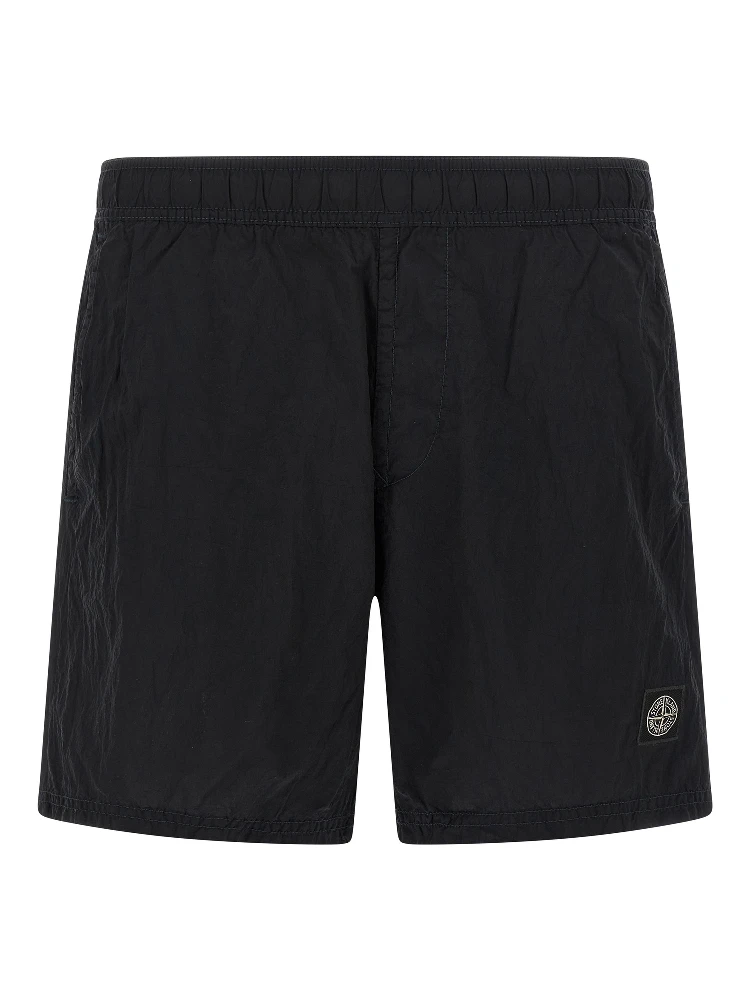 Blue Polyamide Swim Shorts