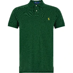 Bicolor Cotton Polo Shirt