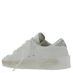 White Goatskin Sneakers