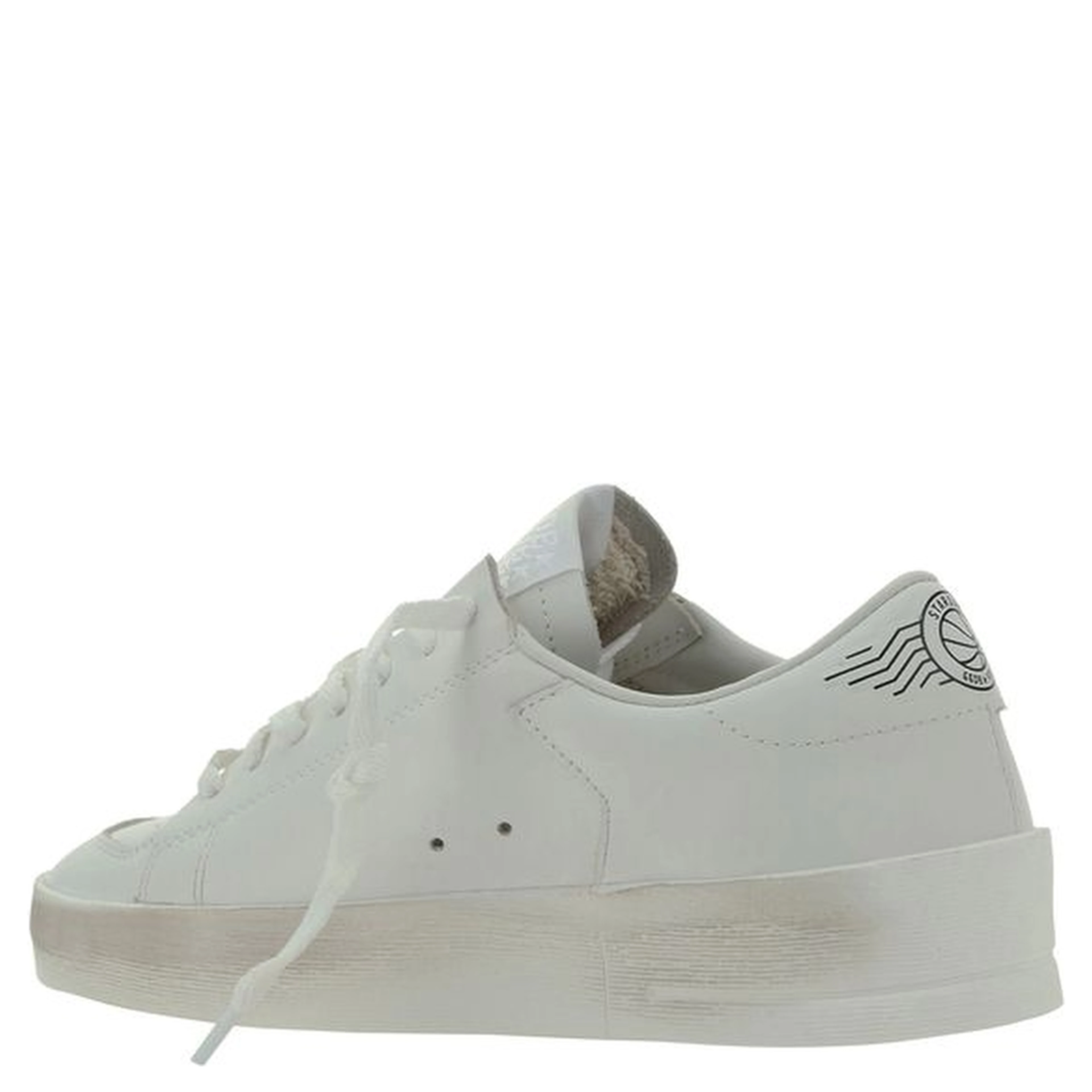 White Goatskin Sneakers