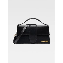Black Leather Le Grand Bambino Handbag
