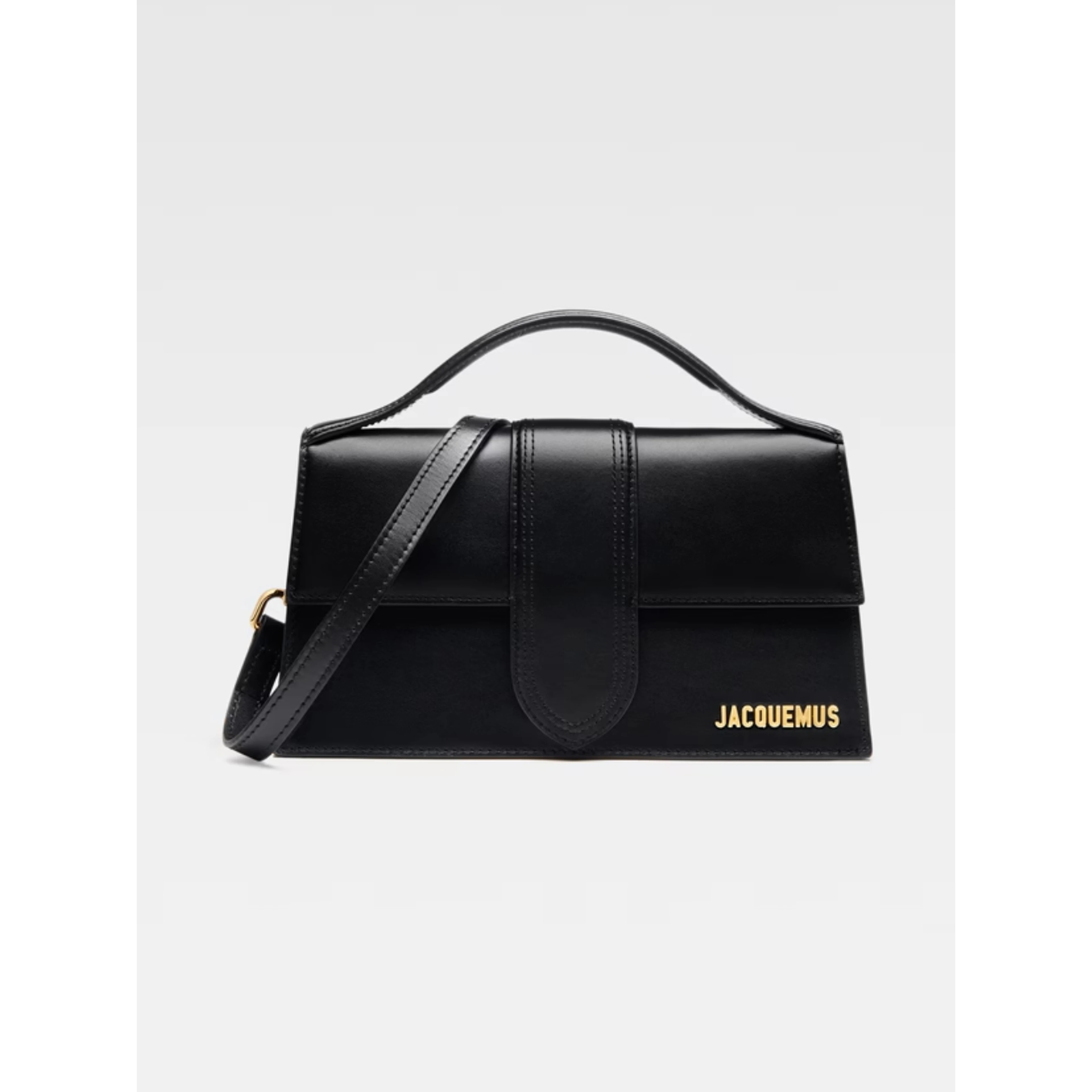 Black Leather Le Grand Bambino Handbag