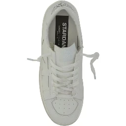 White Goatskin Sneakers