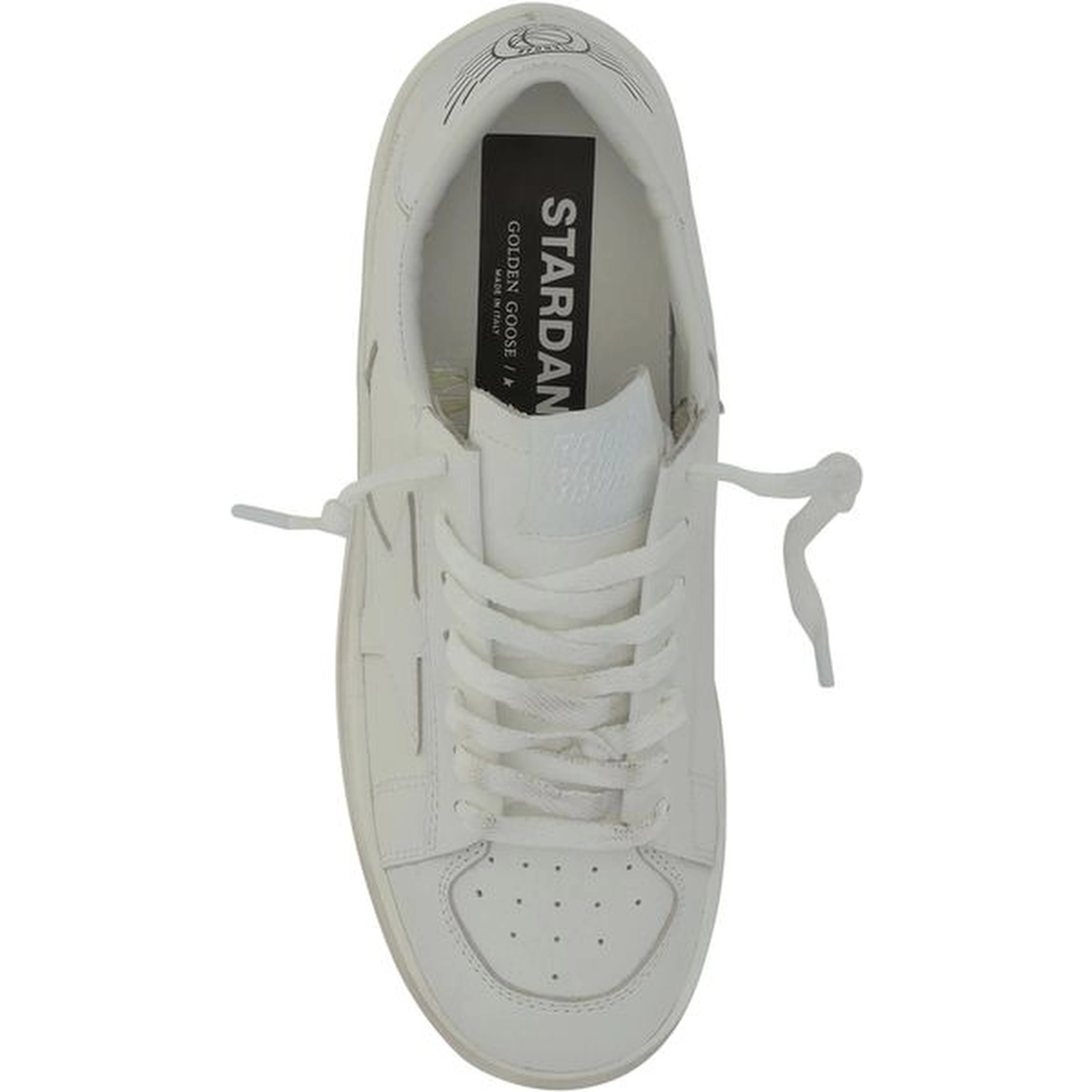 White Goatskin Sneakers