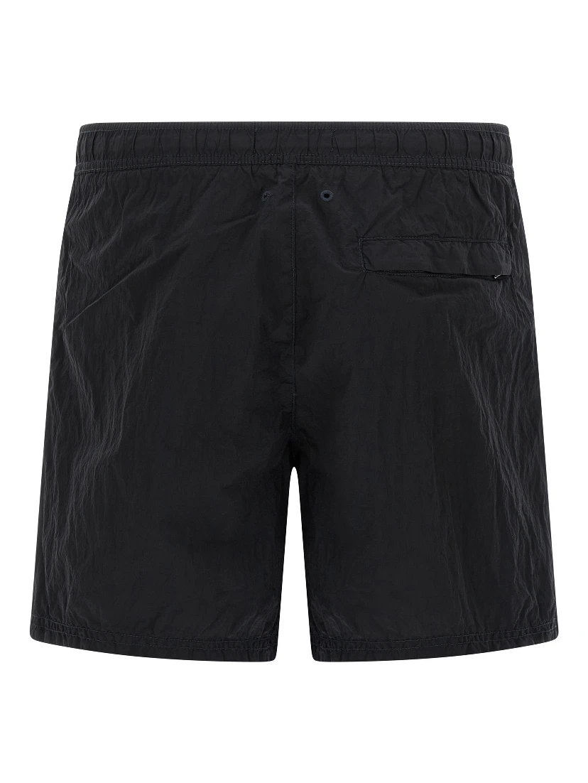 Blue Polyamide Swim Shorts