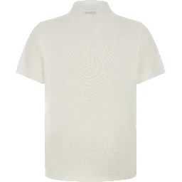 White Cotton Polo Shirt