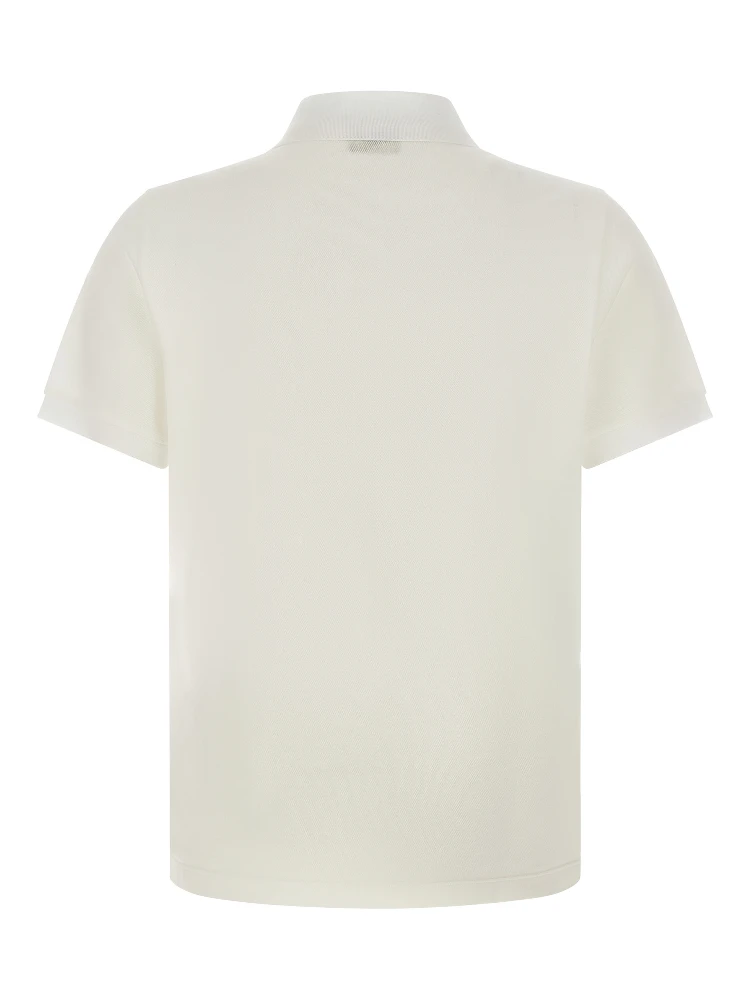 White Cotton Polo Shirt alternative