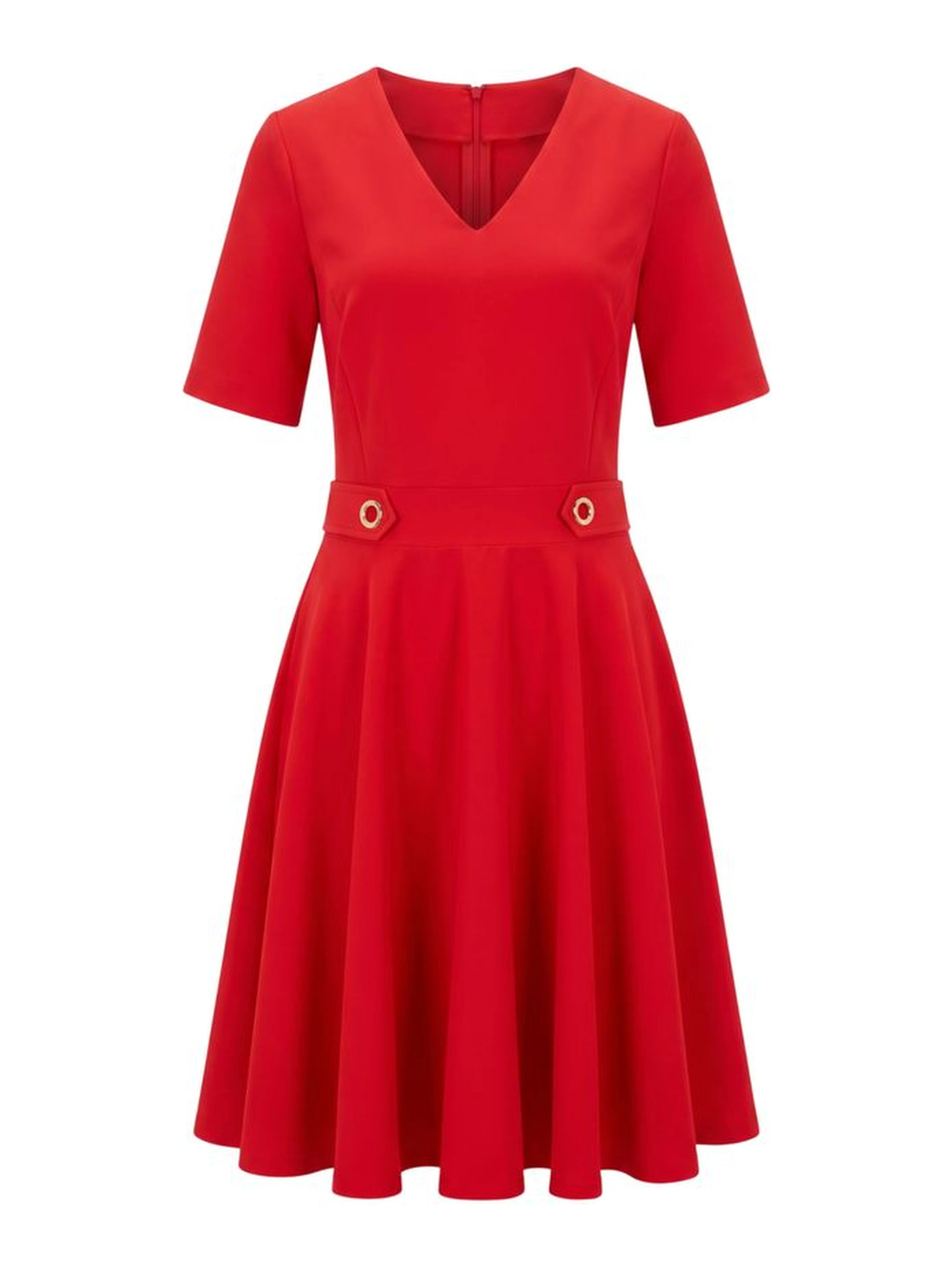 Red Poliestere Women Dress