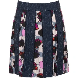 Black Wool Women Skirt