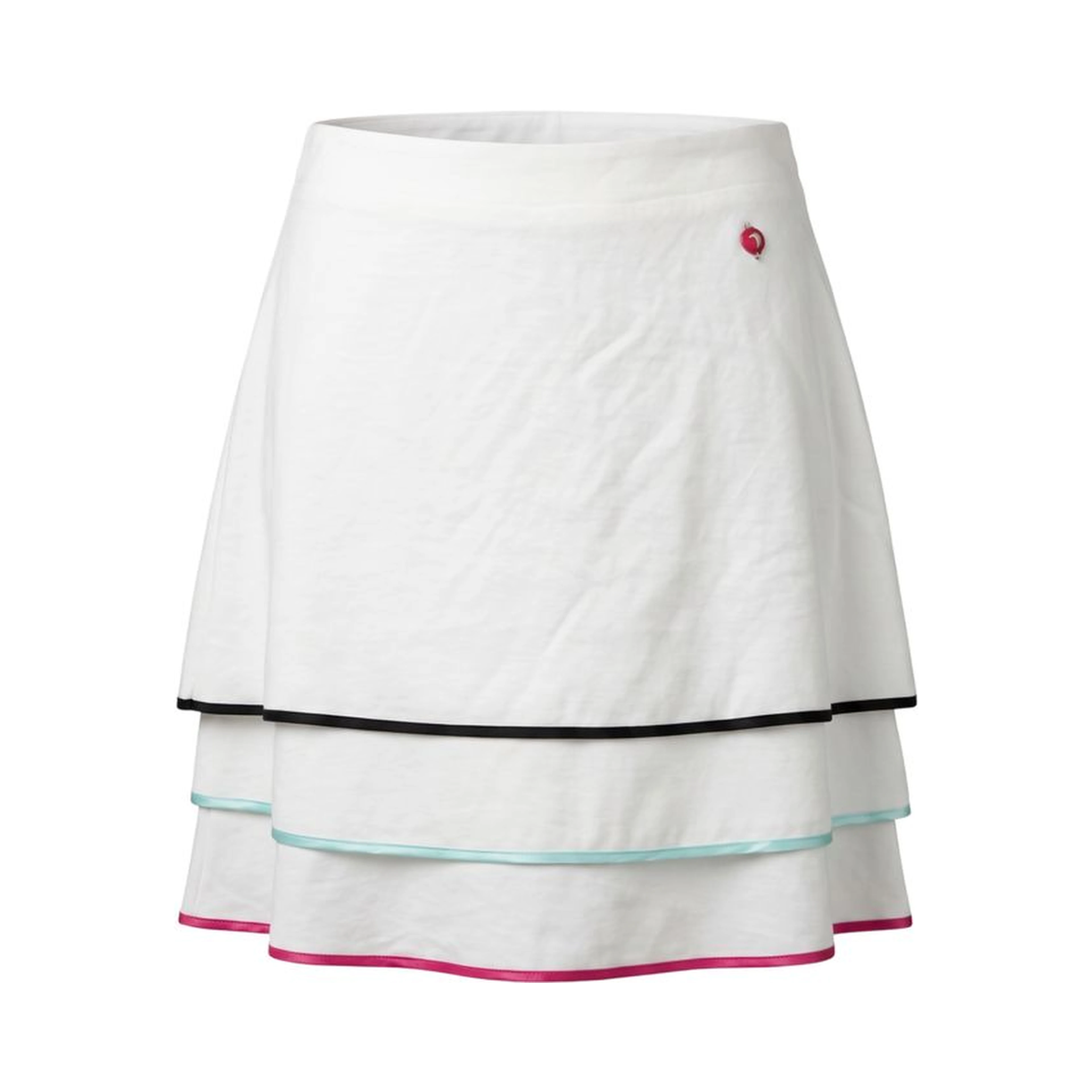 White Viscose Women Skirt