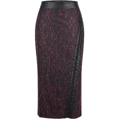 Black Wool Women Skirt