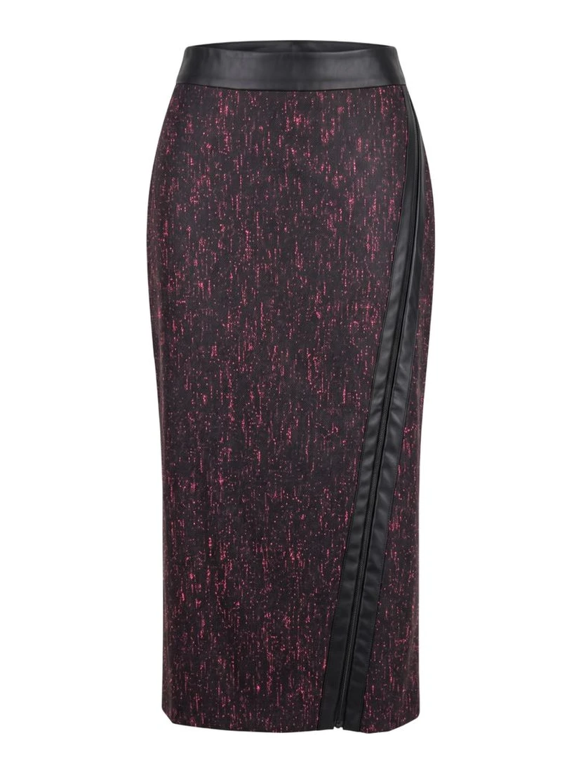 Black Wool Women Skirt