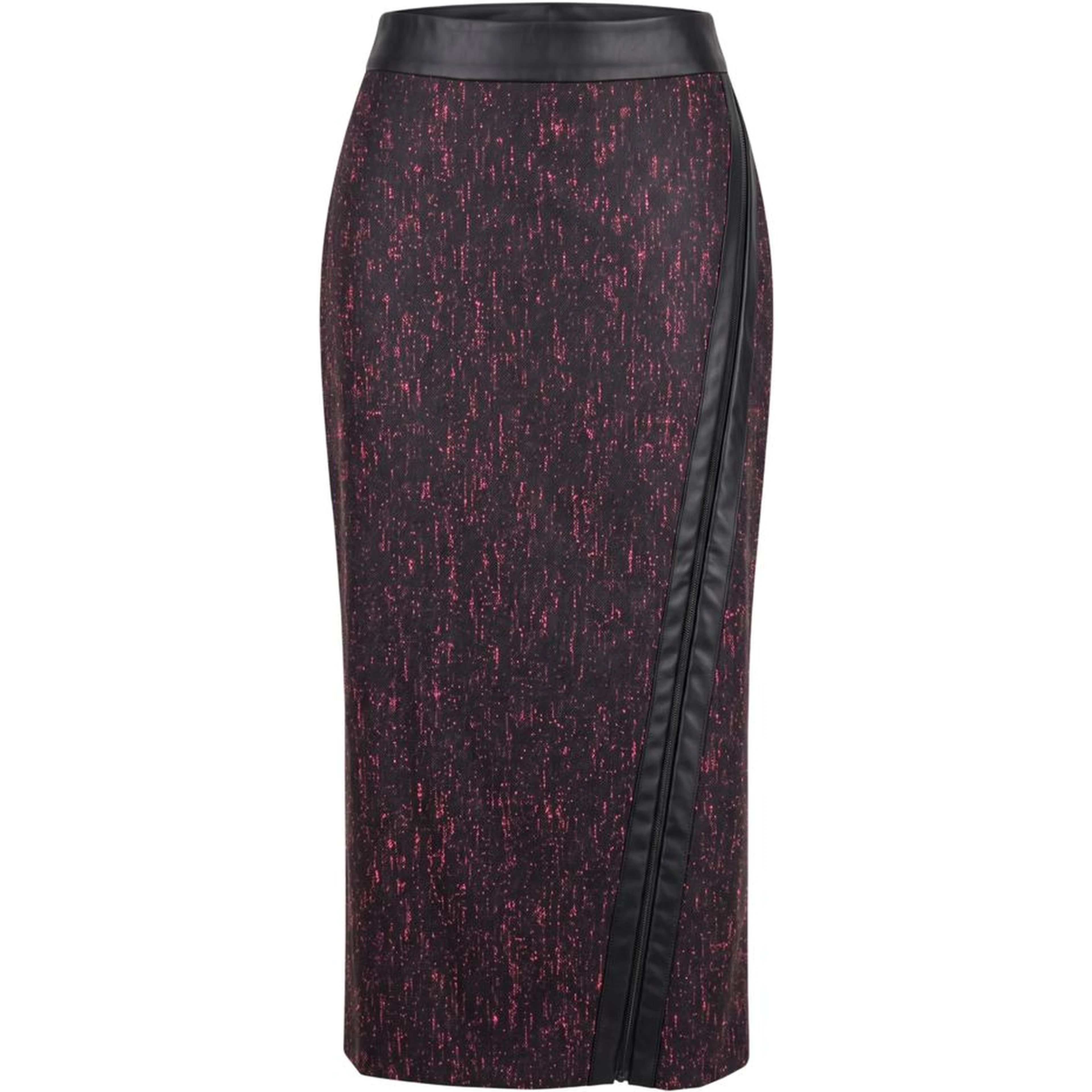 Black Wool Women Skirt