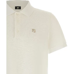 White Cotton Polo Shirt
