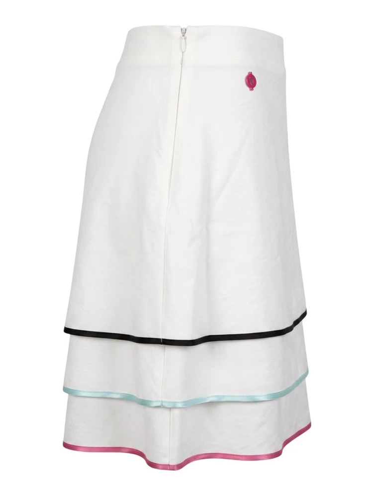 White Viscose Women Skirt alternative