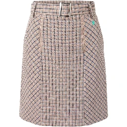 White Cotton Women Skirt