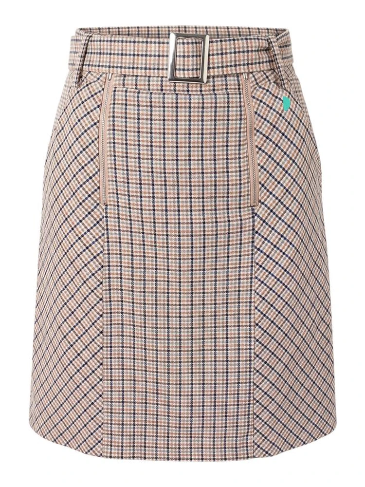 White Cotton Women Skirt