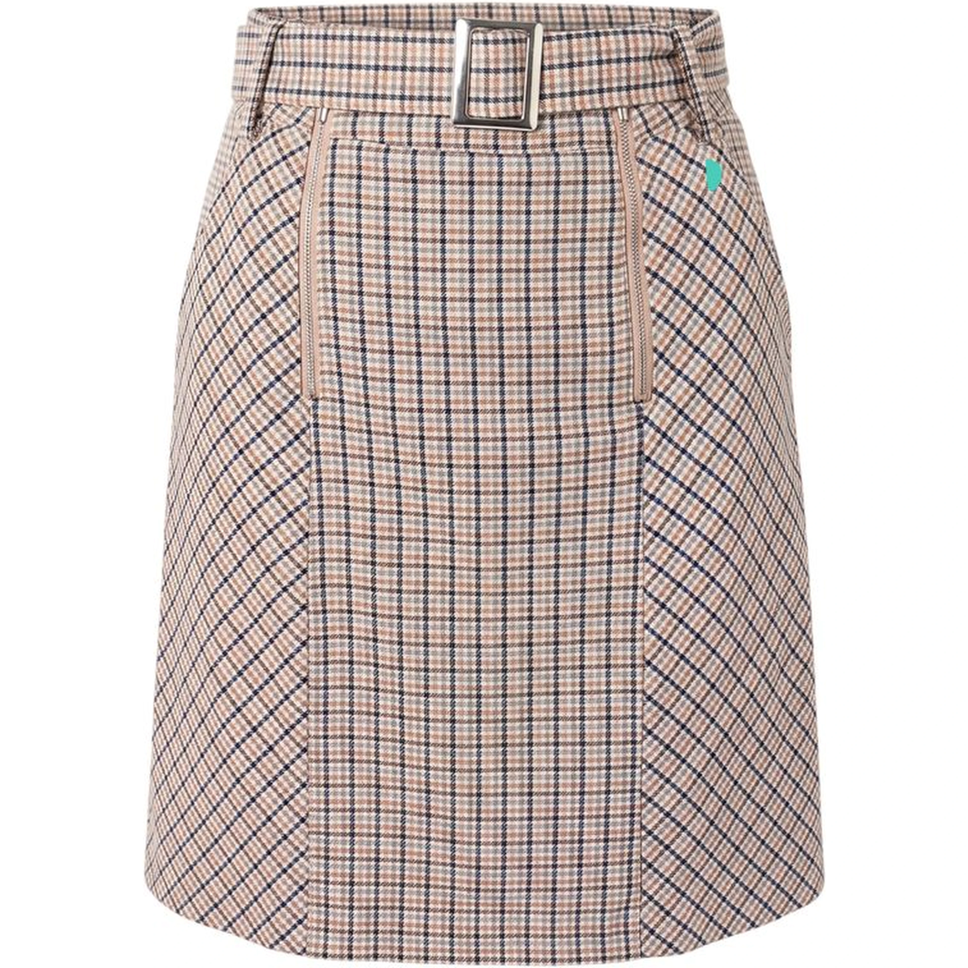 White Cotton Women Skirt