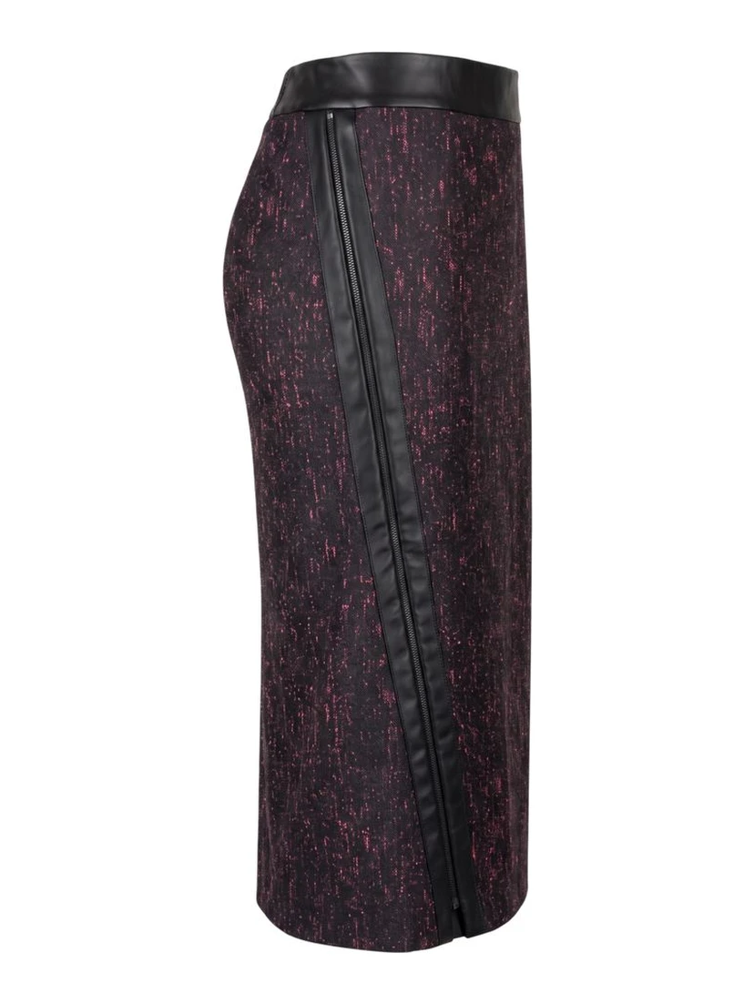 Black Wool Women Skirt