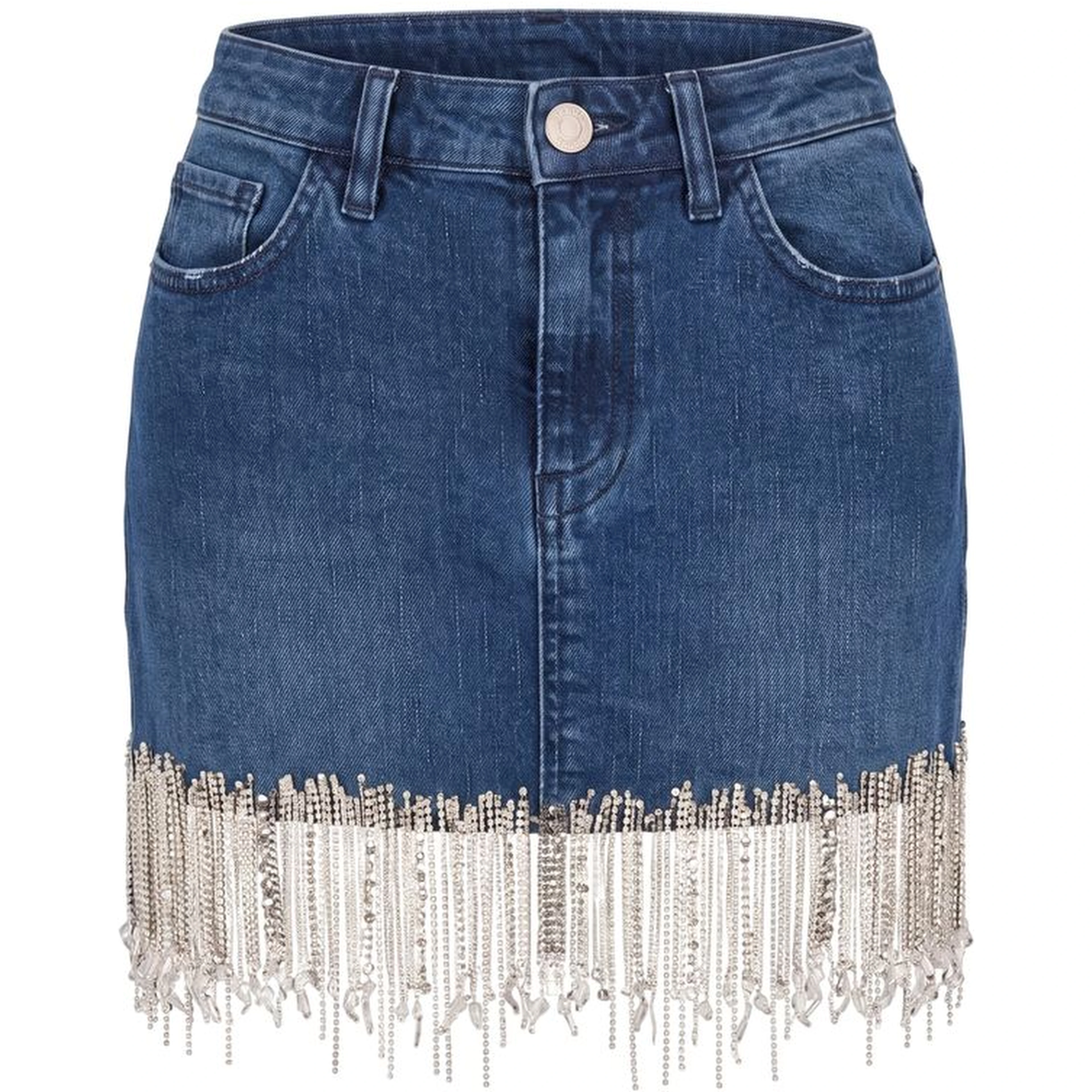 Blue Denim Women Skirt