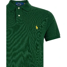 Bicolor Cotton Polo Shirt