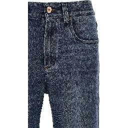 Blue Cotton Relaxed Fit Jeans