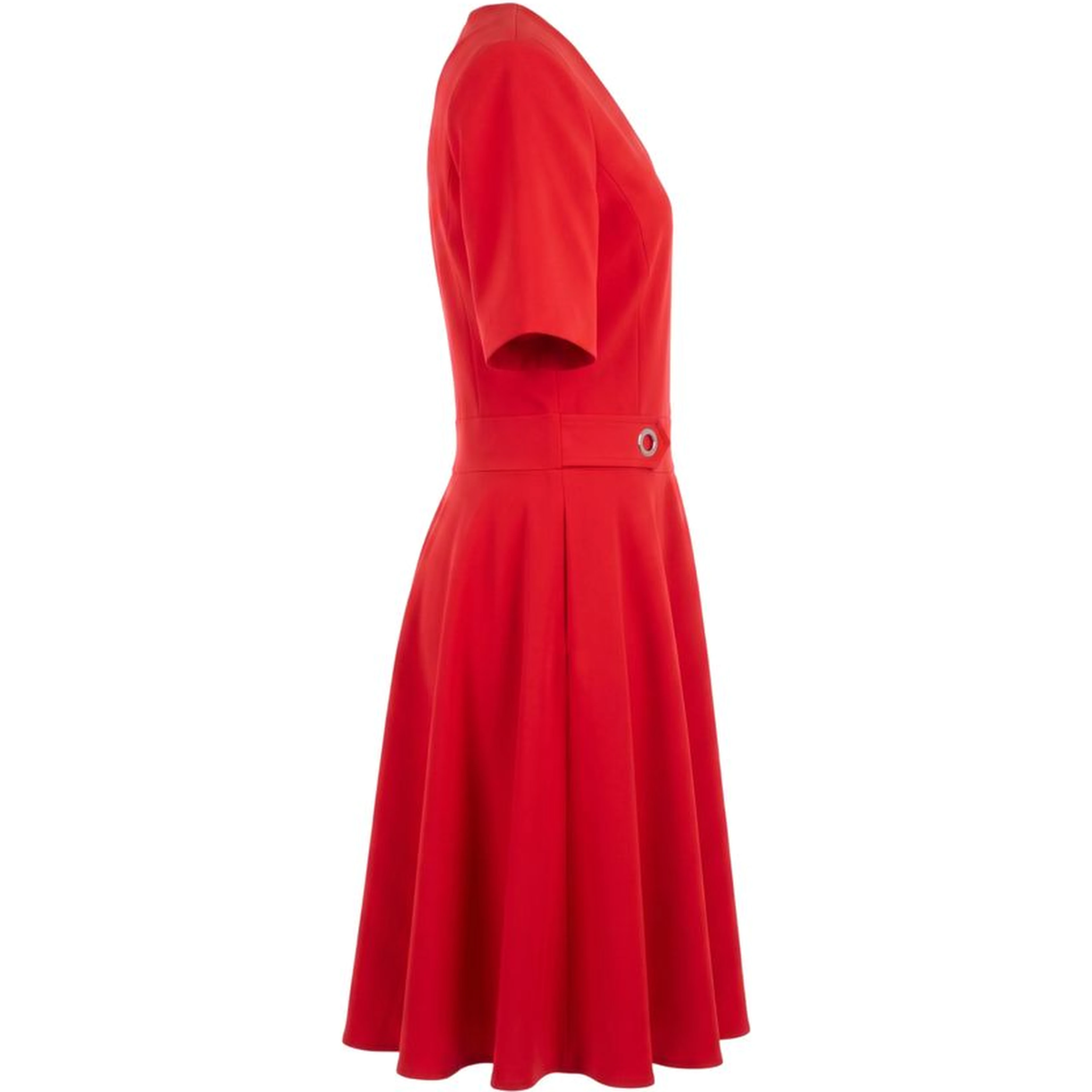 Red Poliestere Women Dress