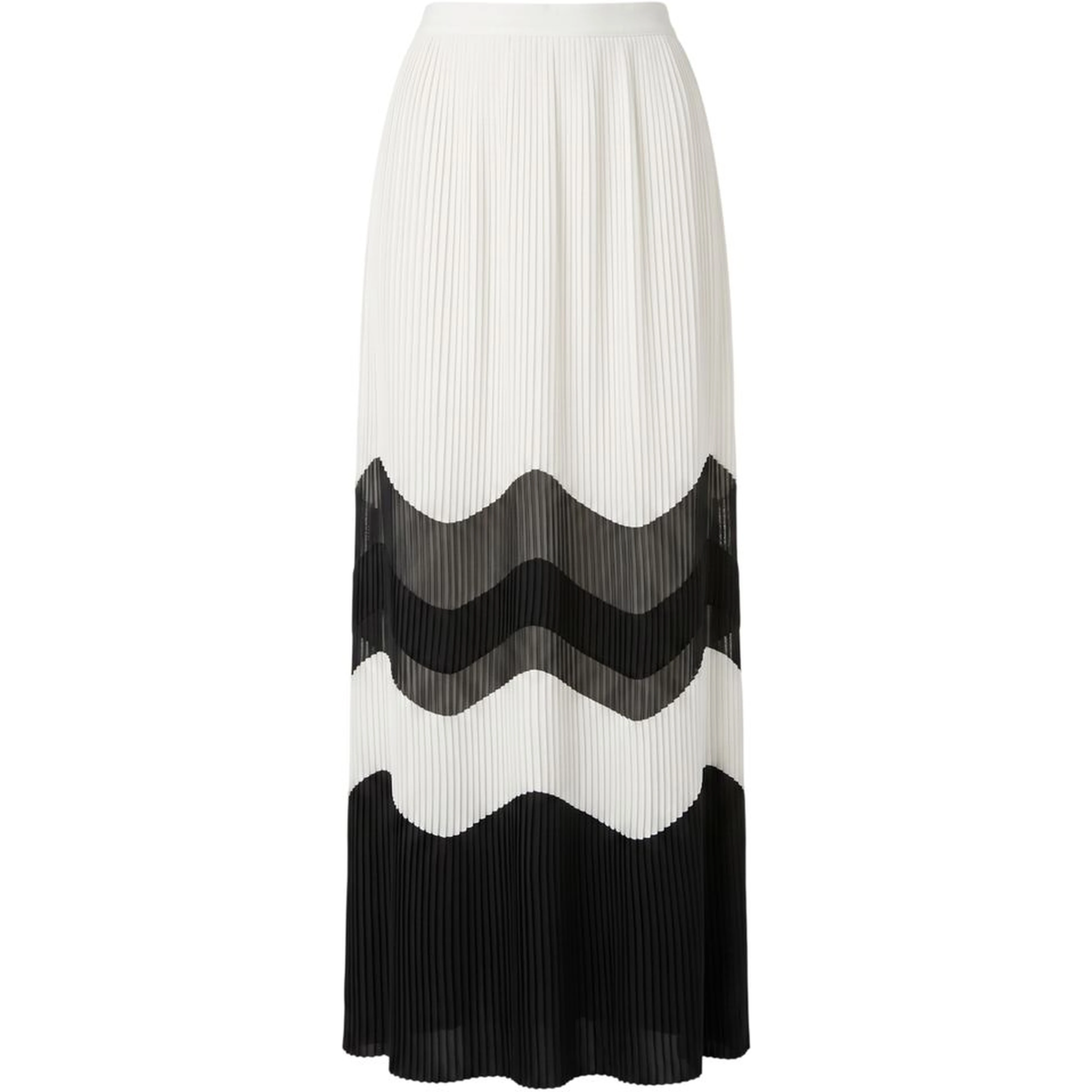 White Polyester Women Skirt