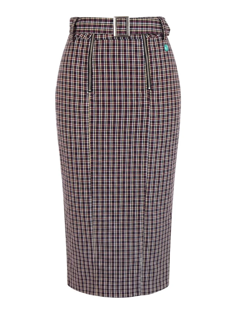 Black Cotton Women Skirt