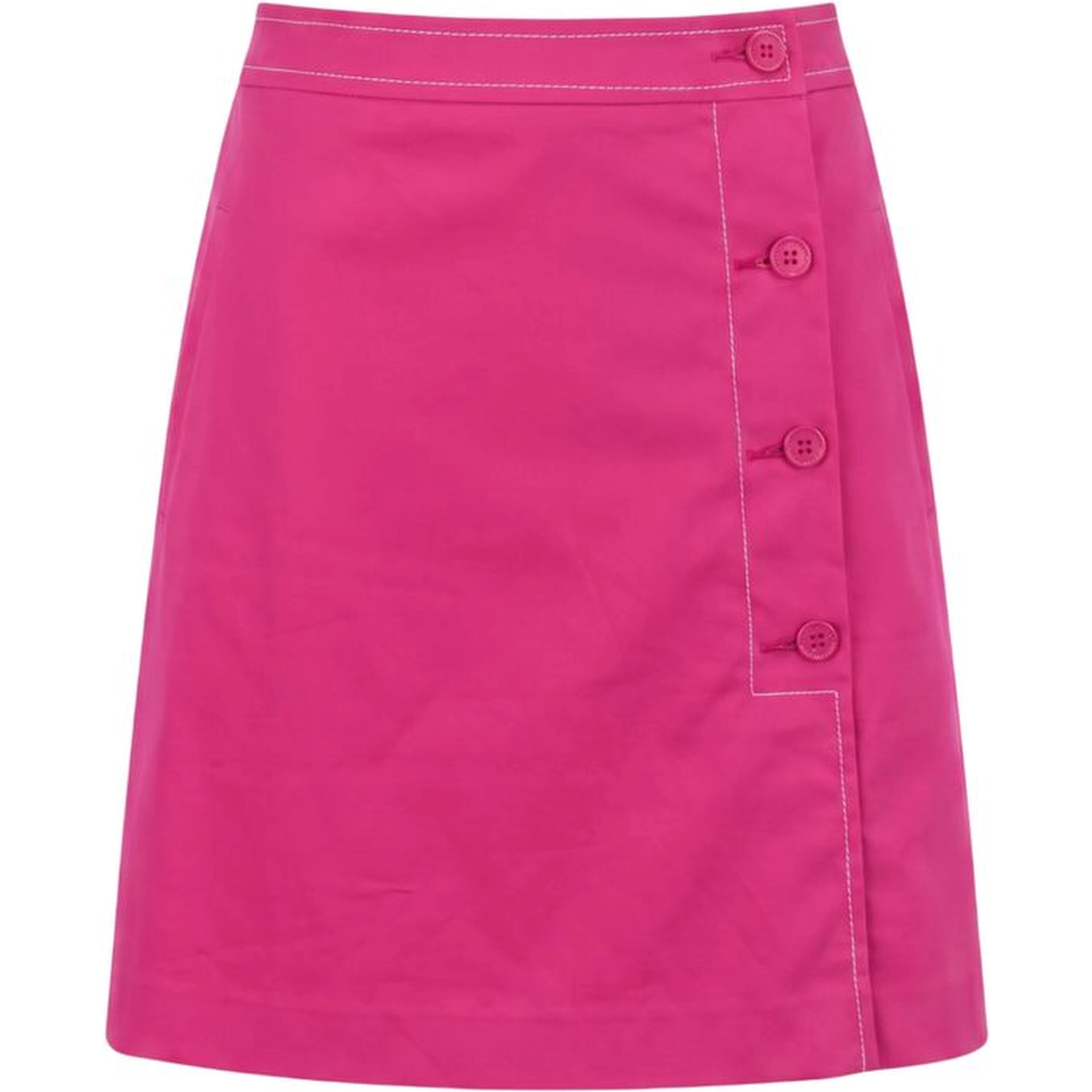 Pink Cotton Women Skirt