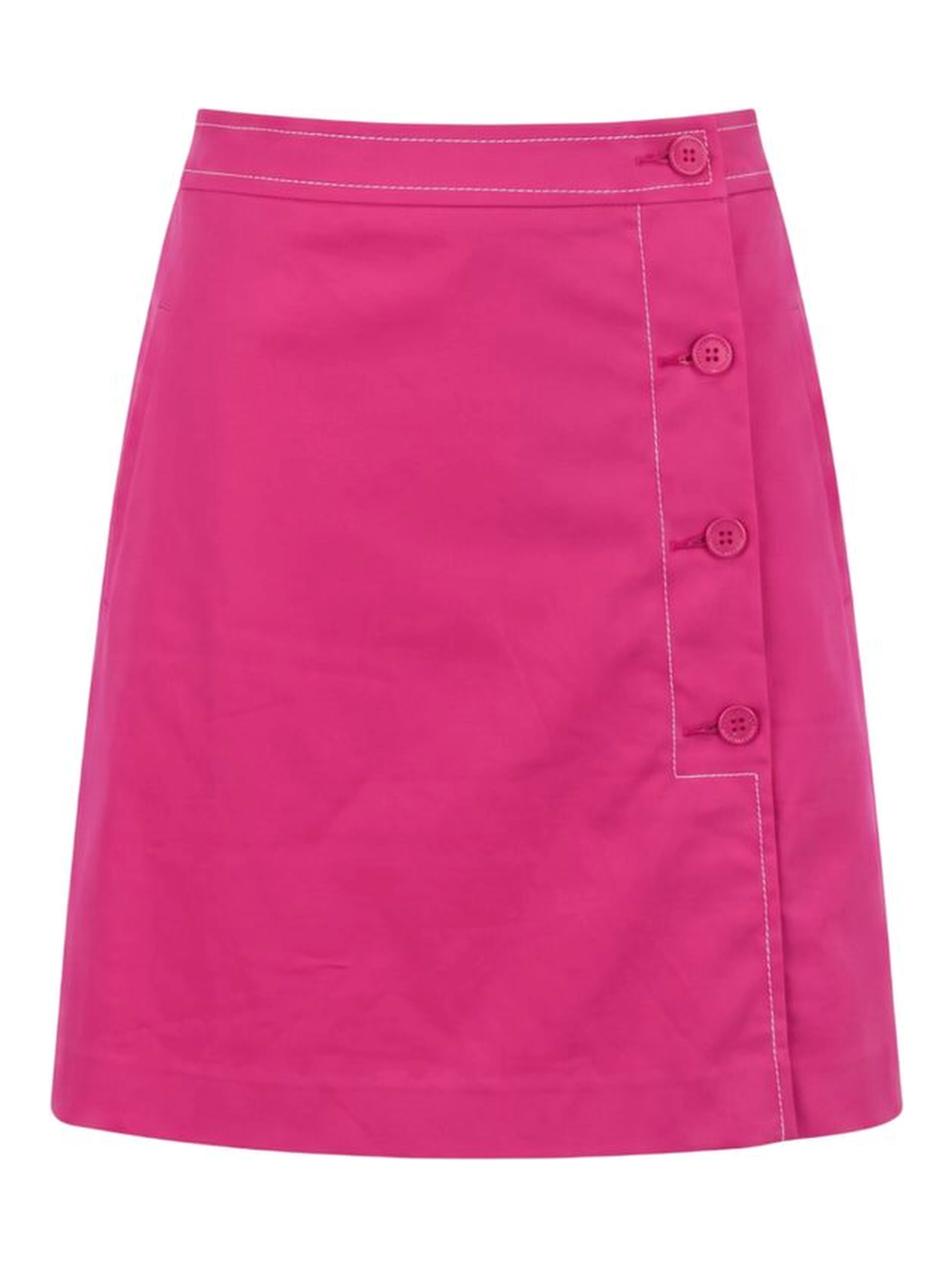 Pink Cotton Women Skirt