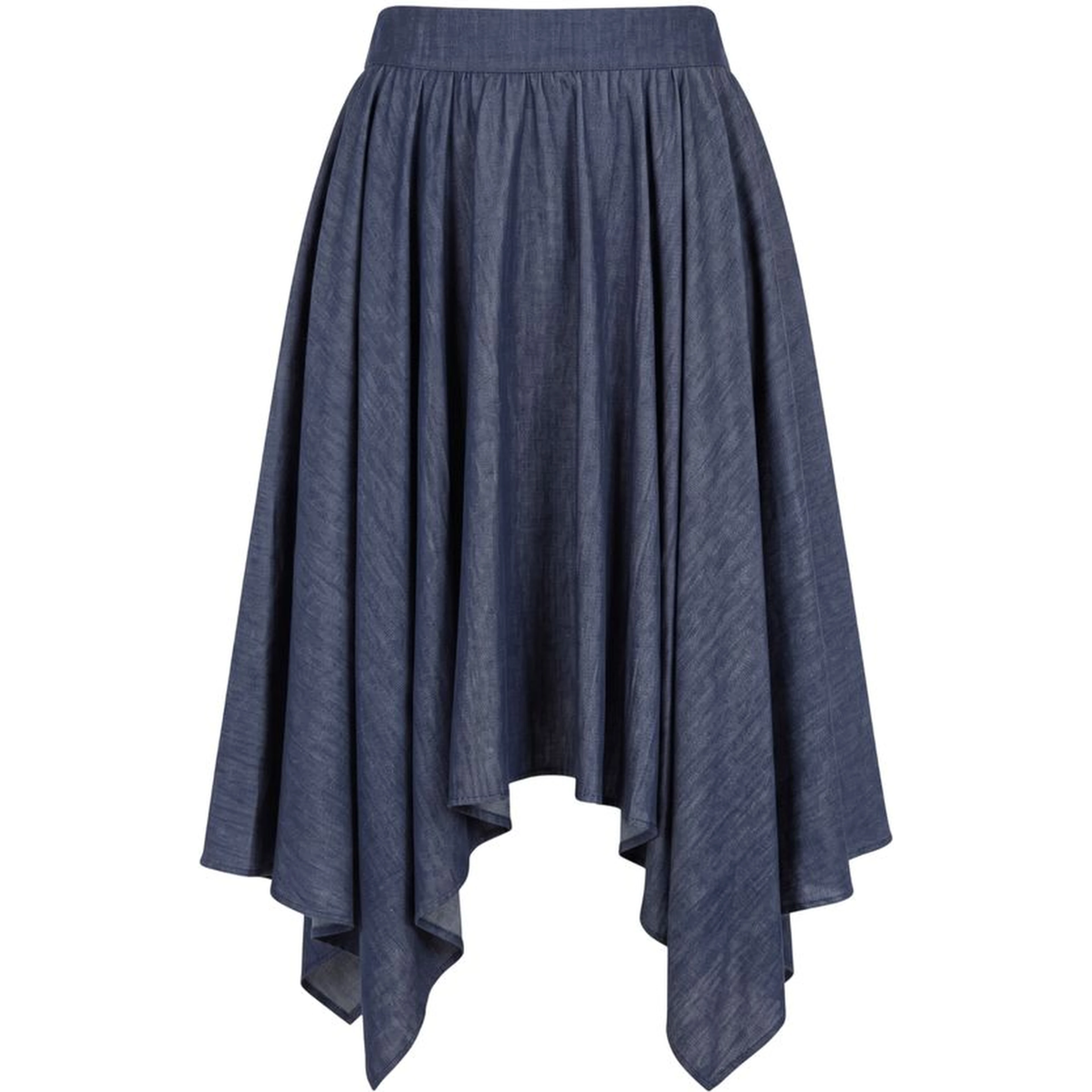 Blue Denim Women Skirt