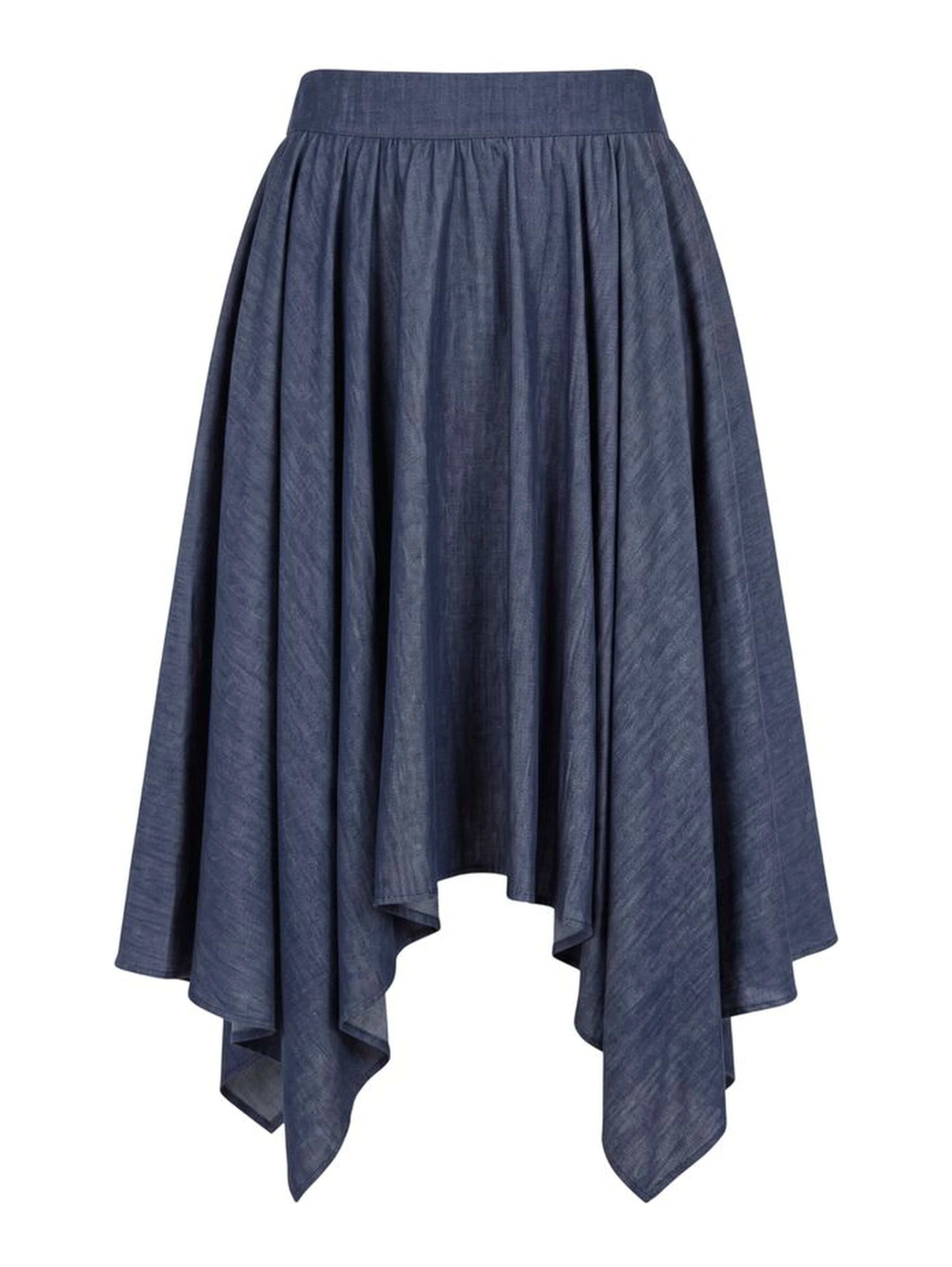 Blue Denim Women Skirt