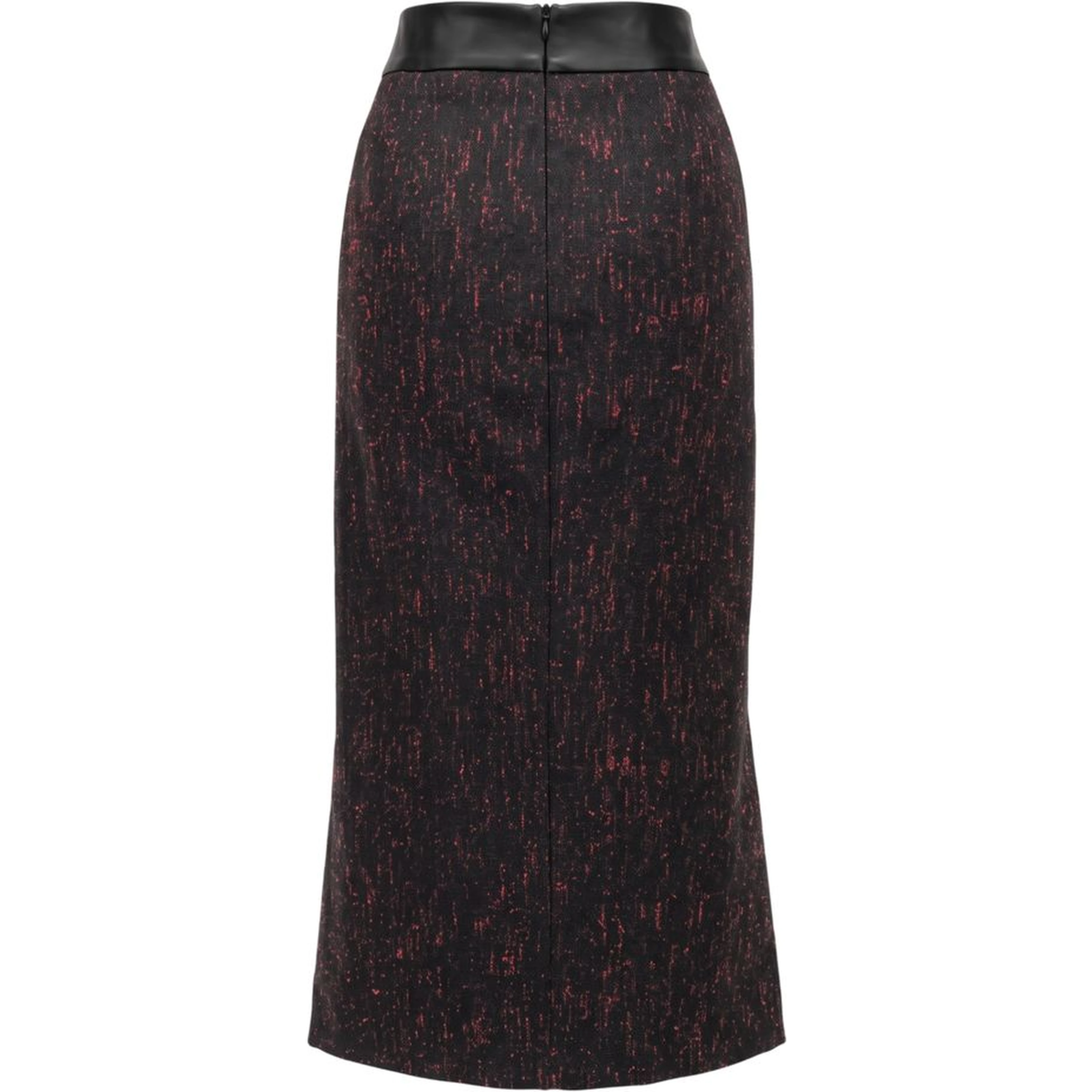 Black Wool Women Skirt