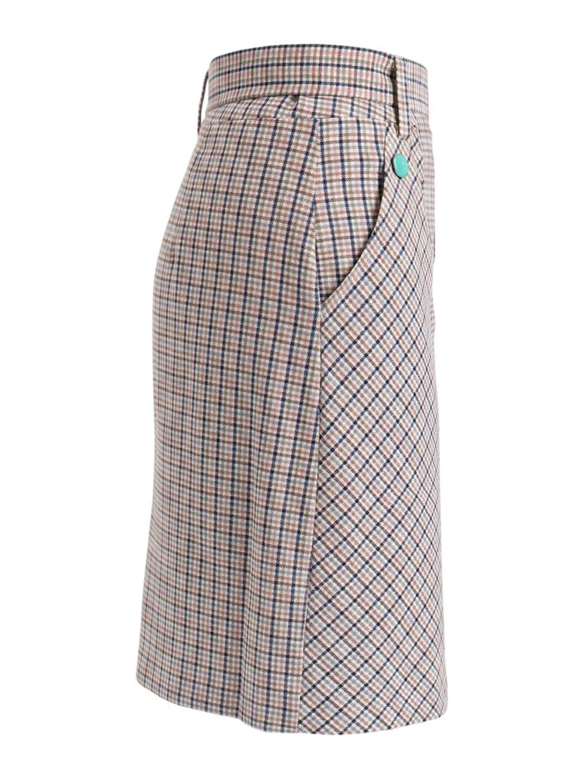 White Cotton Women Skirt
