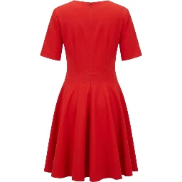 Red Poliestere Women Dress