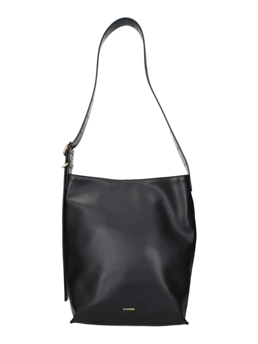 Black Leather Crossbody Bag