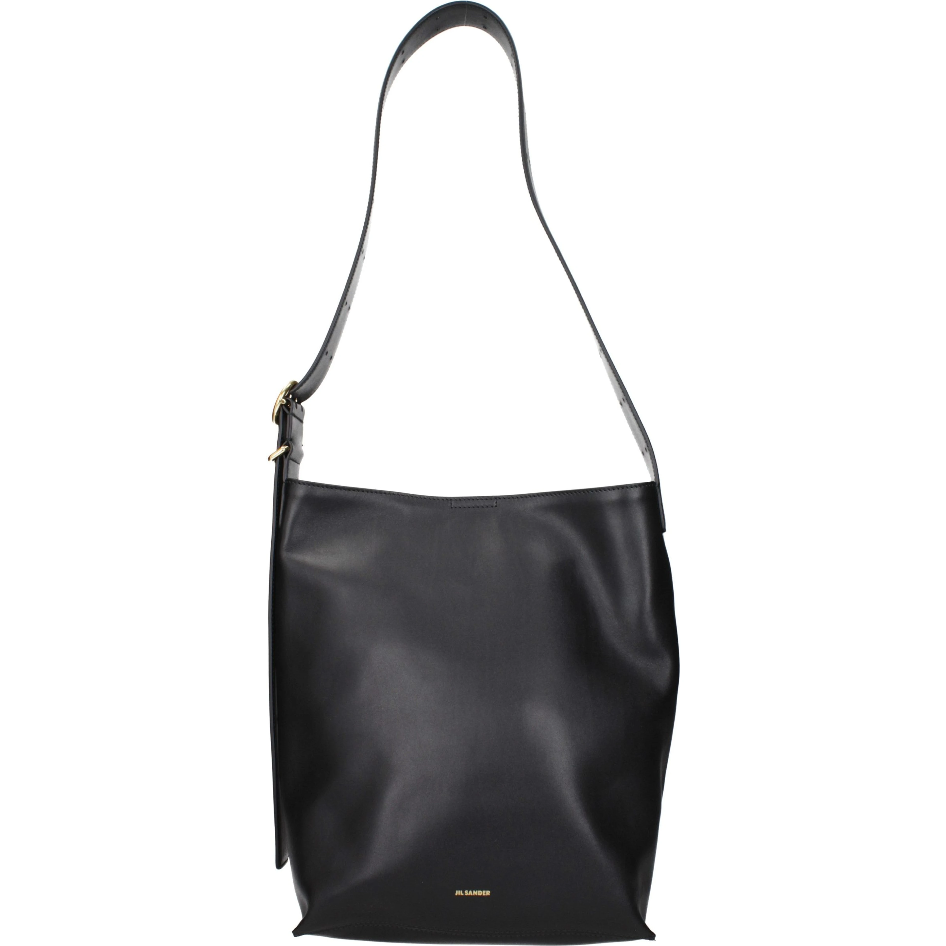 Black Leather Crossbody Bag