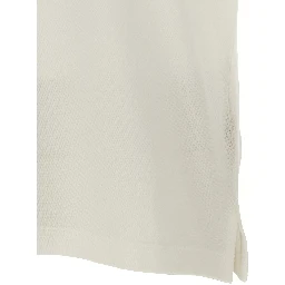 White Cotton Polo Shirt